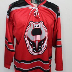 Birmingham Bulls OT Sports Hockey Jersey Red Adult Size Medium